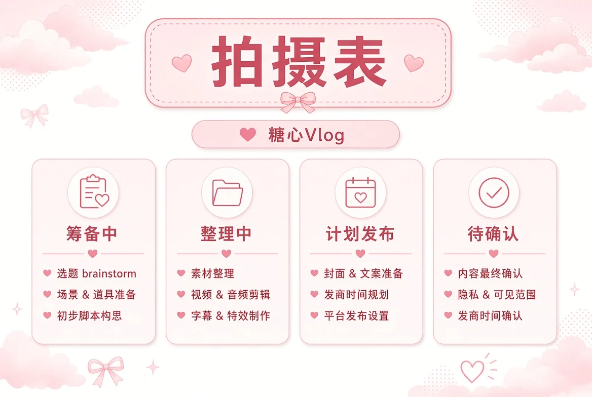 糖心Vlog拍摄状态